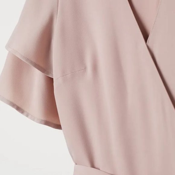 H&M Floor Length Dress Bridesmaid Dress / Wrap Dress for Wedding / Formal Wrap D - Picture 5 of 5